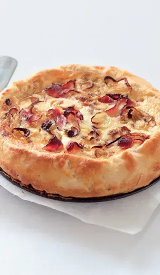 Quiche se slaninou