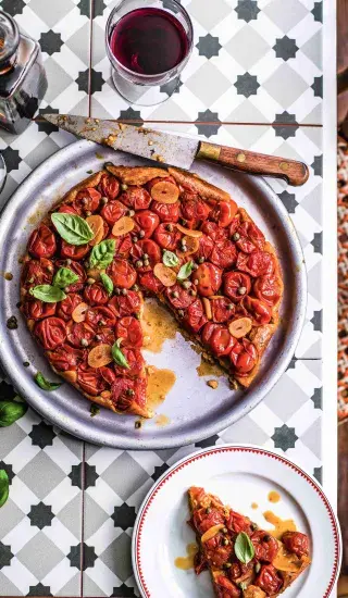 Rajčatový tarte tatin