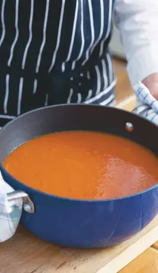 Rajská z čerstvých rajčat