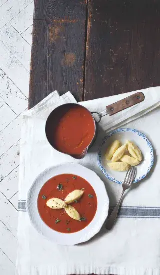 Rajská polévka s nočky