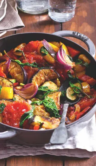 Ratatouille s bazalkou