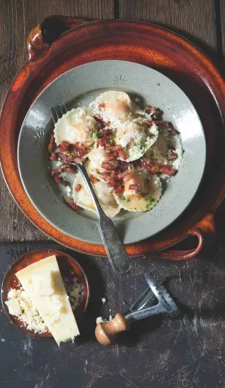 Ravioly kachna & dýně