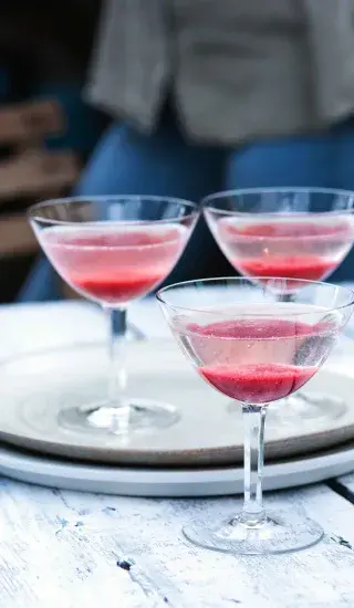 Rebarborové bellini