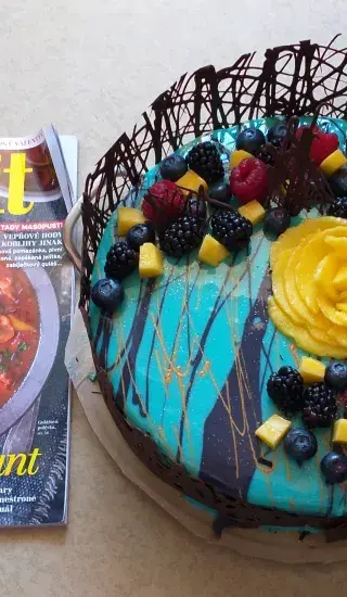 Slavnostní dort "Čarovný les"