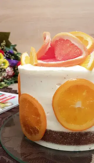 Čokoládový dort se dvěma druhy krému