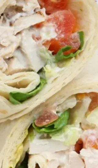 Tortilly s česnekovou majonézou