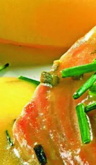 Losos se smetanovou omáčkou