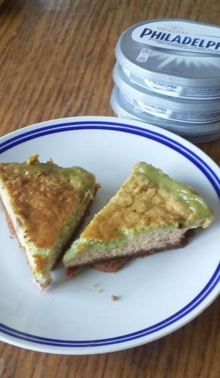 Cheesecake se zeleným čajem