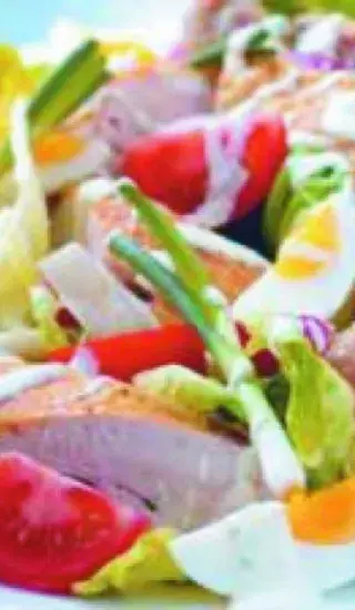 Jarní salát s kuřecím masem