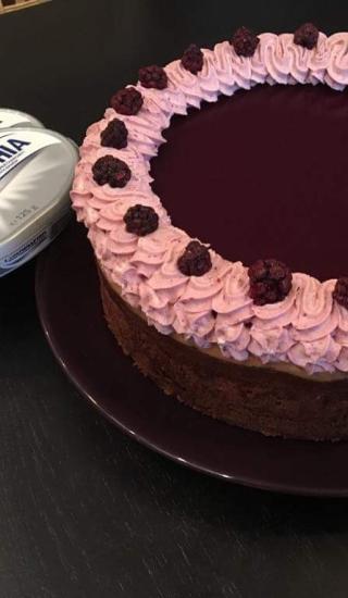 Ostružinový bezlepkový cheesecake