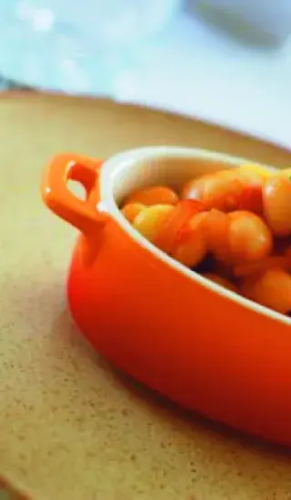 Haricots blancs à la bretonne - Bílé fazole po bretaňsku