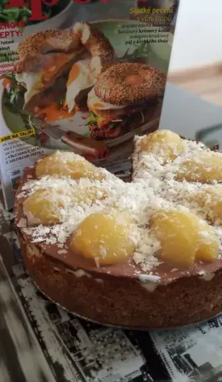 Muffinový dort s hruškovým krémem