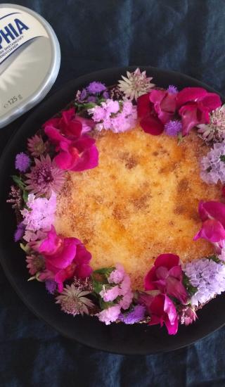 Čokoládovo vanilkový  creme brûlée cheesecake