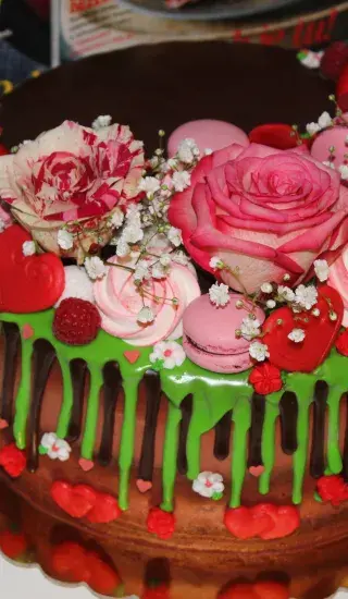 Stékaný dort pro Šípkovou Růženku