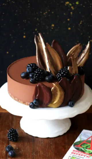 Raw čokoládový dort