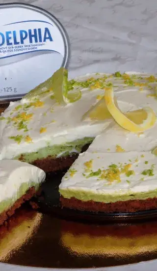 Citrusovo avokádový cheesecake