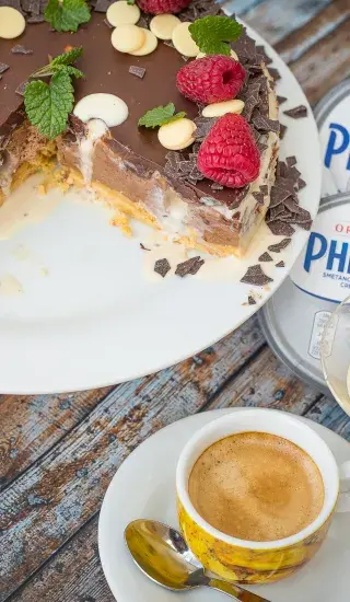 Cheesecake koňaková špička