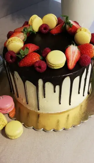 Svěží citronovo-vanilkový dort k 15.narozeninám Apetitu