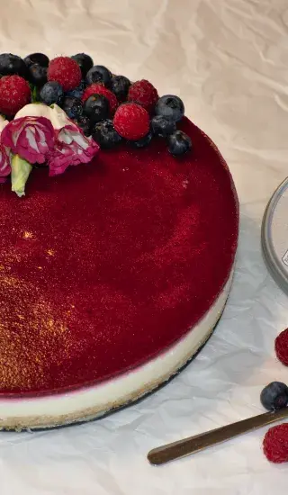 Nepečený cheesecake