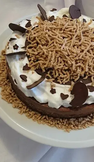 Gaštanovo-čokoládový nepečený cheesecake
