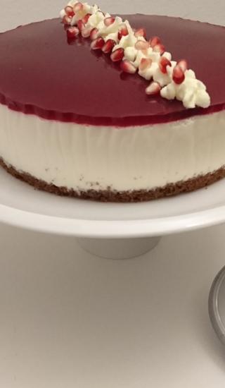 Višňovo-čokoládový nepečený cheesecake