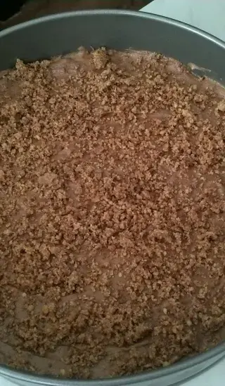 Nepečený nugátový dort s rumem