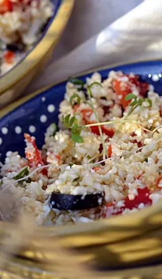 Kuskus ze syrového květáku