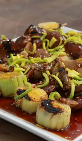 HOUBOVÉ ŠPÍZY PO ASIJSKU