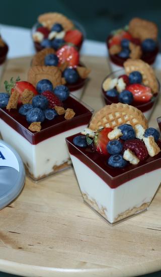Nepečený cheesecake do skleničky