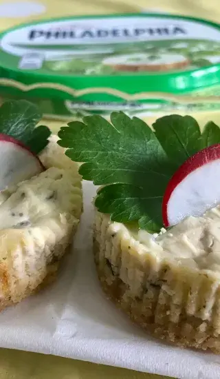 Caprese minicheesecaky