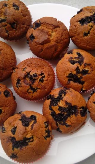 Celozrnné muffiny