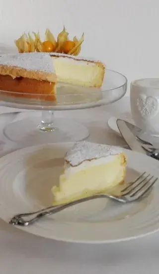 Vanilkový meringue cheesecake