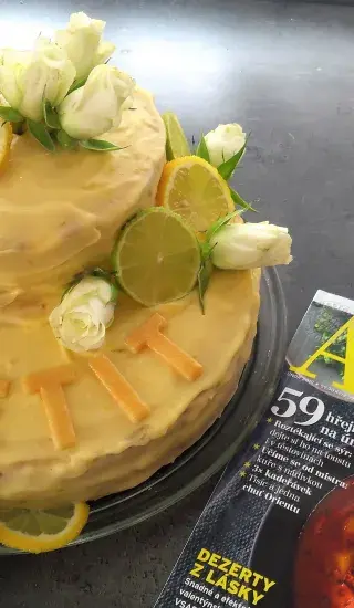 Citronový dort k 15.narozeninám Apetit