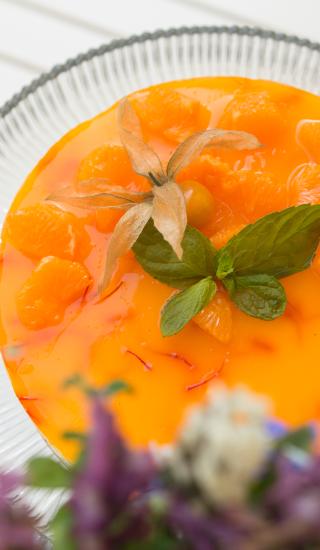 Citrusovo-mangový cheesecake – Orange lake