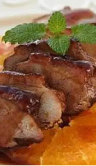 Kachní prsa na pomeranči