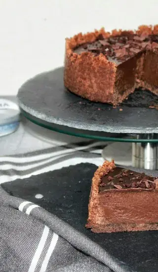 Jednoduchý čokoladový cheesecake