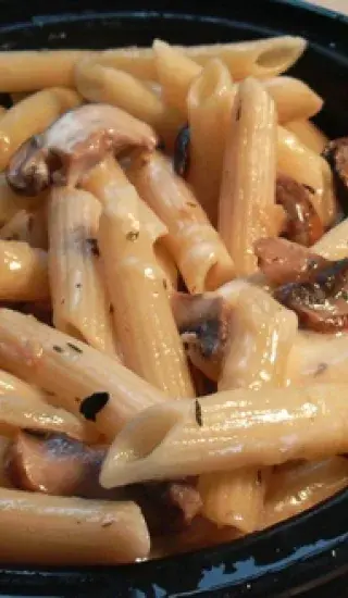 Penne s houbami