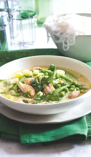 Zelené kuřecí kari