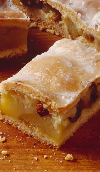 Jablečný koláč s pudinkem