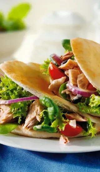 Tuňák v pita chlebu