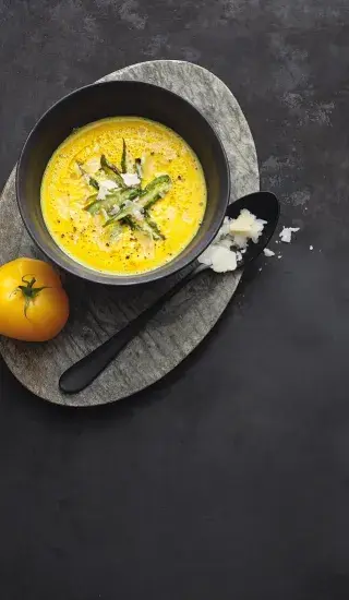 Polévka se šafránem