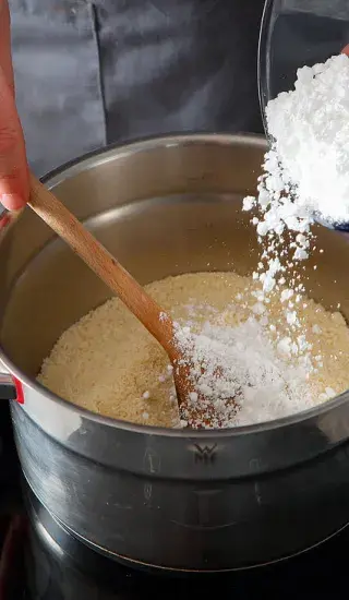 Příprava marcipánu