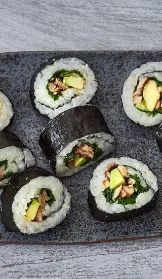 Vegetariánské sushi rolky 