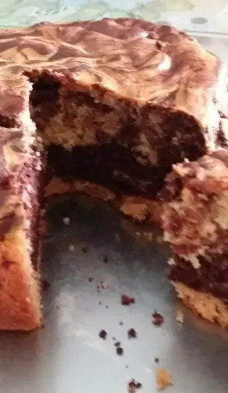 Cuketová bábovka s banány a skořicí (veganská)