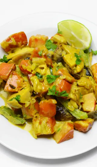 Zapečený patison a hokkaido