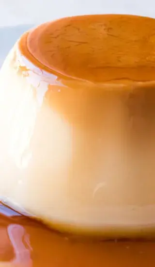 Panna cotta s karamelovým krémem