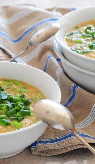 Cizrnovo – pórová polievka