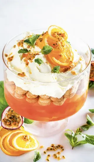 Aperol Spritz trifle