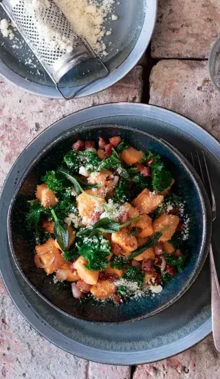 Batátové noky s ricottou