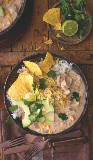 Bílé kuřecí chili